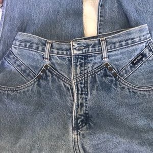 Vintage Rockies blue jeans